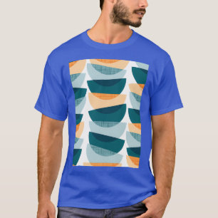 Bowl交差白い背景グリーンパインora Tシャツ