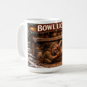 Bowl Licker Icelandic Yule Lad コーヒーマグカップ (正面左)