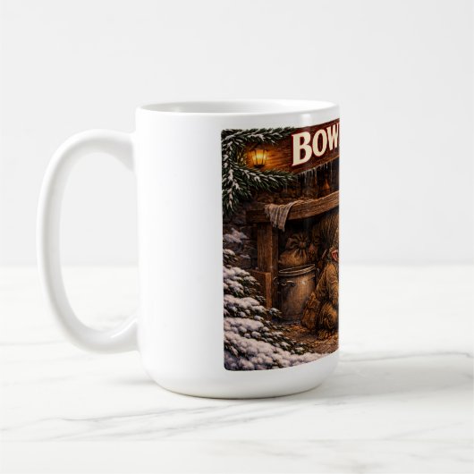 Bowl Licker Icelandic Yule Lad コーヒーマグカップ (左)