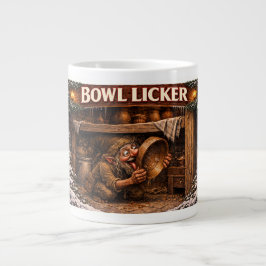 Bowl Licker Icelandic Yule Lad ジャンボコーヒーマグカップ