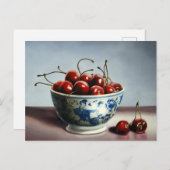 Bowl of Cherries Postcard ポストカード (正面/裏面)