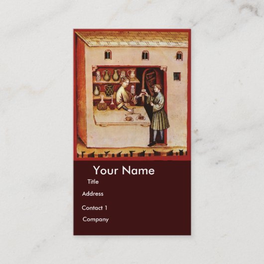 BOWL OF HYGEIA – 薬局 名刺 (正面)