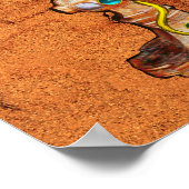 BOWL OF HYGEIA MONOGRAM Medicine,Antique Pharmacy ポスター (角)