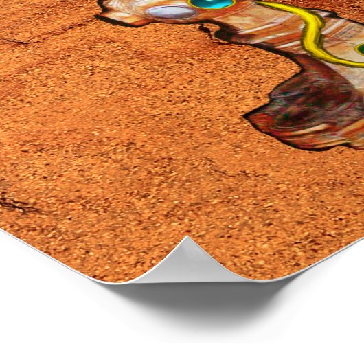 BOWL OF HYGEIA MONOGRAM Medicine,Antique Pharmacy ポスター (角)