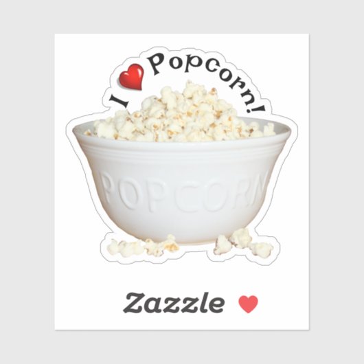 Bowl of Popcorn シール (シート)