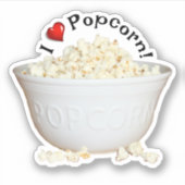 Bowl of Popcorn シール (正面)