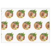 bowl of vietnamese PHO soup isolated on white テーブルクロス (正面(横))