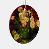 Bowl with牡丹とバラby Vincent van ゴッホ セラミックオーナメント (右)