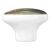 Bowl with牡丹とバラby Vincent van ゴッホ セラミックノブ (側面)