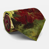 Bowl with牡丹とバラby Vincent van ゴッホ ネクタイ (ロール)