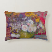 Bowl with Sunflowers and Boles by Vincent van ゴッホ アクセントクッション (正面)