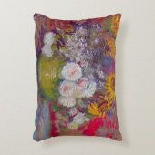 Bowl with Sunflowers and Boles by Vincent van ゴッホ アクセントクッション (正面(垂直))