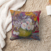 Bowl with Sunflowers and Boles by Vincent van ゴッホ クッション (ブランケット)