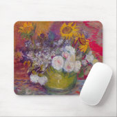 Bowl with Sunflowers and Boles by Vincent van ゴッホ マウスパッド (マウス)