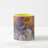 Bowl with Sunflowers and Boles by Vincent van ゴッホ マグカップ (中央)