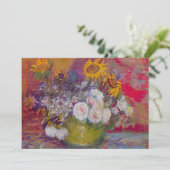 Bowl with Sunflowers and Boles by Vincent van ゴッホ 招待状 (スタンド正面)