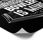 Bowler Bowling Wife Shirt ポスター (角)