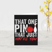 Bowler That One Pin That Just Hates You Bowling Fu カード (黄色い花)
