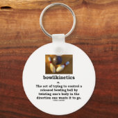 Bowlikinetics -体をひねる名詞行為 キーホルダー (正面)
