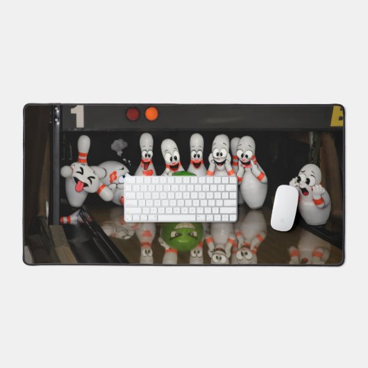 Bowling デスクマット (キーボード&マウス)
