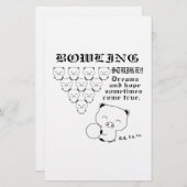 Bowling 便箋 (正面/裏面)