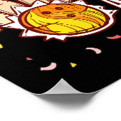 Bowling 40th Birthday Bowling Theme 40 Year Old Fu ポスター (角)