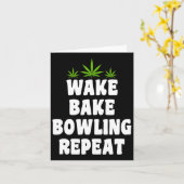 Bowling And Weed Smoker  カード (黄色い花)