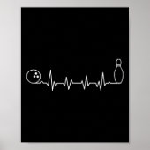 Bowling Art For Men Women Bowling Team Bowler Bowl ポスター (正面)