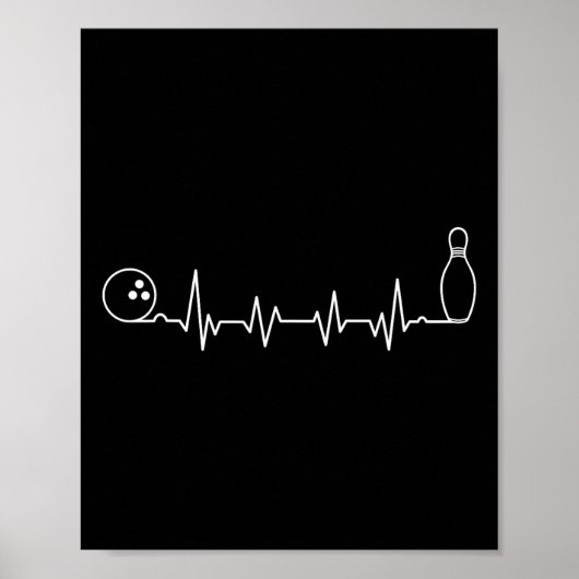 Bowling Art For Men Women Bowling Team Bowler Bowl ポスター (正面)