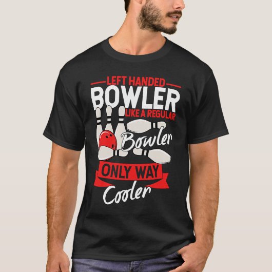 Bowling Ball Pin Bowler Strike Bowling Fanatic Bow Tシャツ (正面)