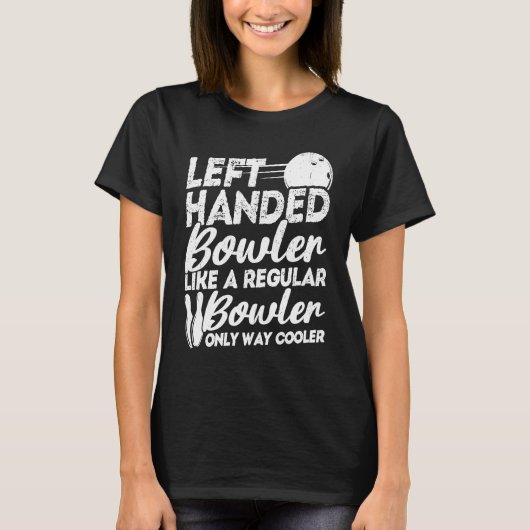 Bowling Ball Pin Bowler Strike Bowling Fanatic Bow Tシャツ (正面)