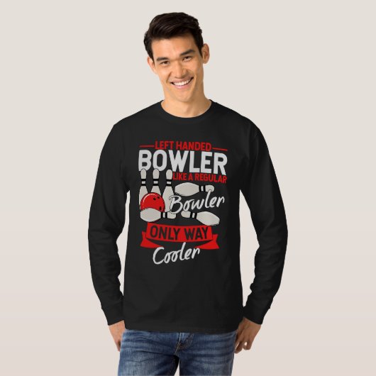 Bowling Ball Pin Bowler Strike Bowling Fanatic Bow Tシャツ (正面フル)