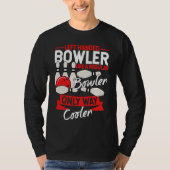 Bowling Ball Pin Bowler Strike Bowling Fanatic Bow Tシャツ (正面)