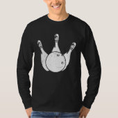 Bowling Ball Pin Bowler Strike Bowling Legend Bowl Tシャツ (正面)