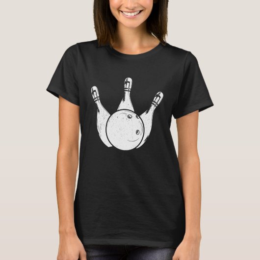 Bowling Ball Pin Bowler Strike Bowling Legend Bowl Tシャツ (正面)