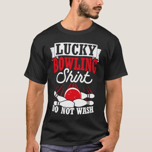 Bowling Ball Pin Bowler Strike Bowling Team Bowlin Tシャツ (正面)