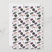 Bowling Birthday Party Invitation 招待状 (裏面)