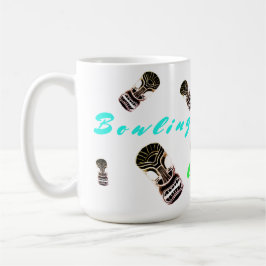 Bowling Bouncing Tiki Mask コーヒーマグカップ