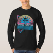 Bowling Bowler Retro Turkey Hunters Tシャツ (正面)
