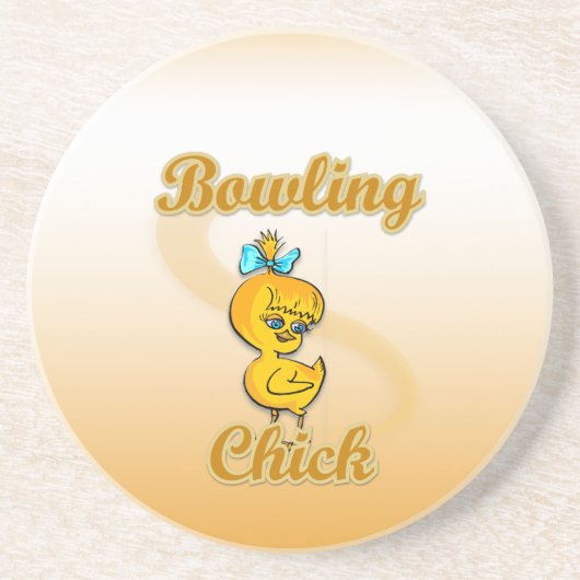 Bowling Chick コースター (正面)