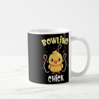 Bowling Chick Funny Chicken Athlete Bowler Men Wom コーヒーマグカップ