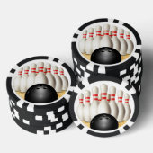 Bowling Design Poker Chips ポーカーチップ (積み重ね)
