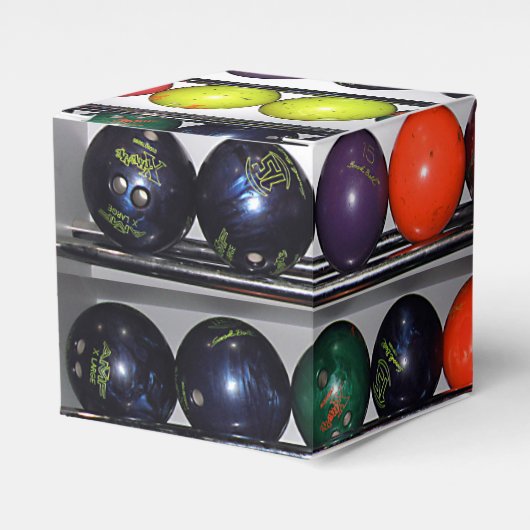 Bowling Favor Box フェイバーボックス (正面サイド)