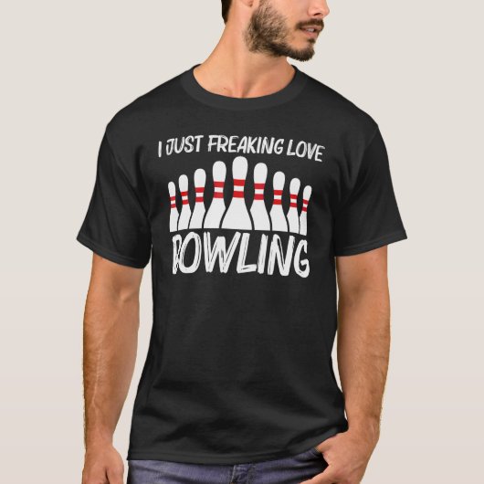 Bowling For Men Women Spare Ball Game League Tシャツ (正面)
