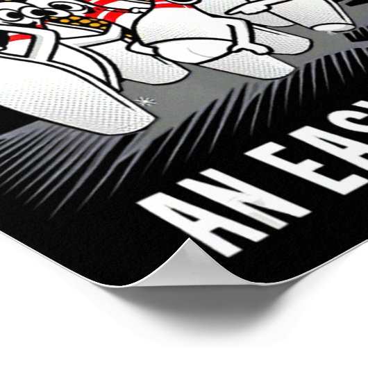 Bowling Funny When You Miss An Easy Spare ポスター (角)