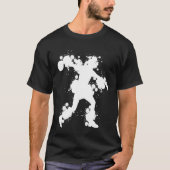 Bowling Girl Ball Pin Bowler Strike Bowling Team B Tシャツ (正面)