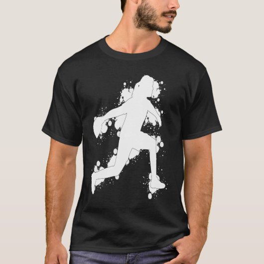 Bowling Girl Ball Pin Bowler Strike Team Bowling A Tシャツ (正面)