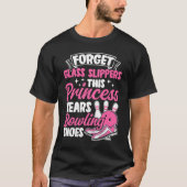Bowling Girl Princess Pin Bowler Strike Team Bowli Tシャツ (正面)