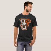 Bowling Green BGSU Falcons Distressed Primary Tシャツ (正面フル)
