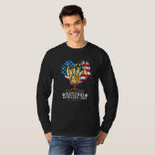 Bowling Idea For Kids National Bowling Day & Usa F Tシャツ (正面フル)